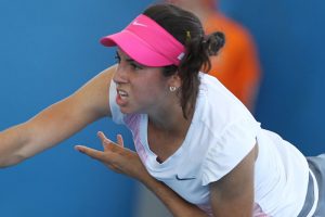 Eighteen-year-old American Christina McHale caused an upset when she beat number two seed Monica Niculescu to move into the second round of qualifying.