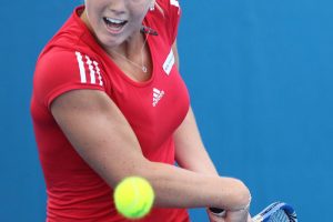 Local Brisbane hope Isabella Holland was defeated by former junior Australian Open champion Arantxta Rus.