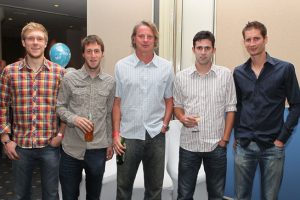 Bachinger, Kinbamann, Eriksson, Summerer and German player Florian Mayer.