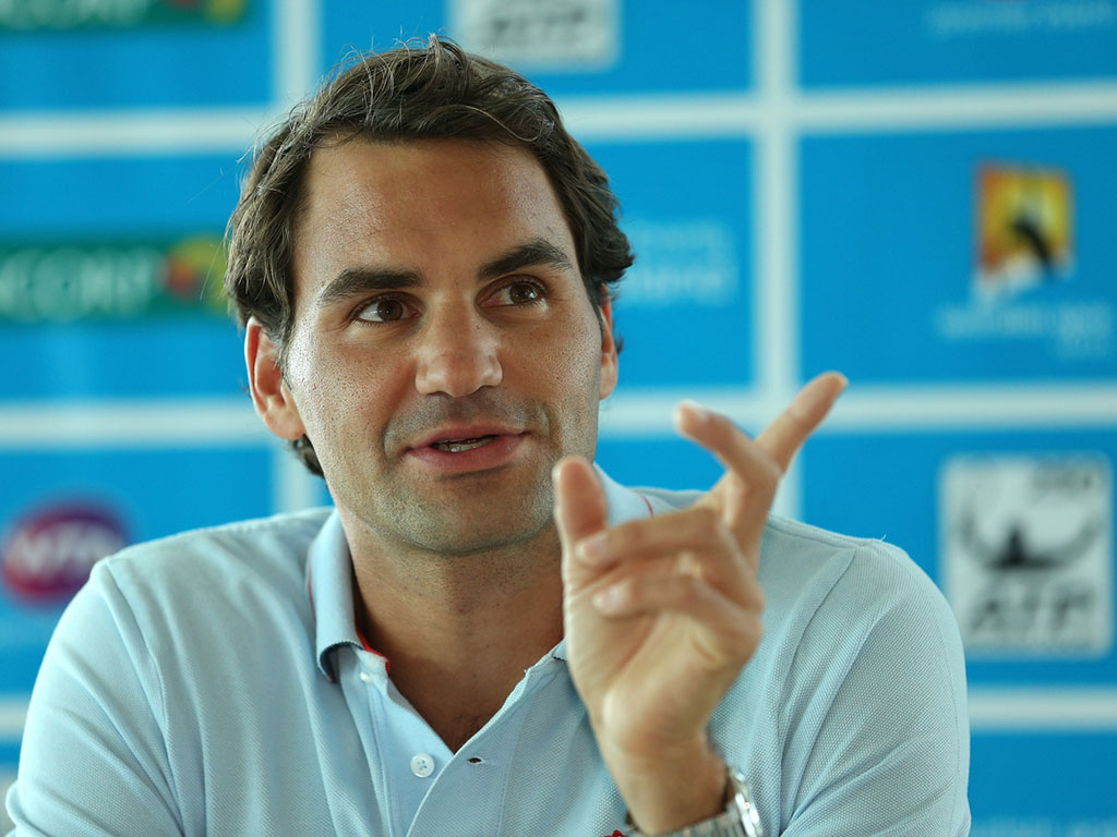 Federer Teams Up With Stefan Edberg - Brisbane International Tennis