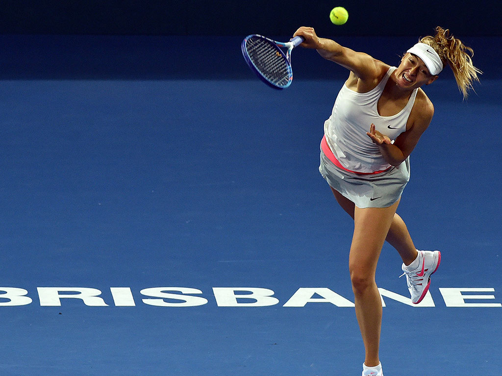 Sharapova faces tough start to title defence Brisbane International