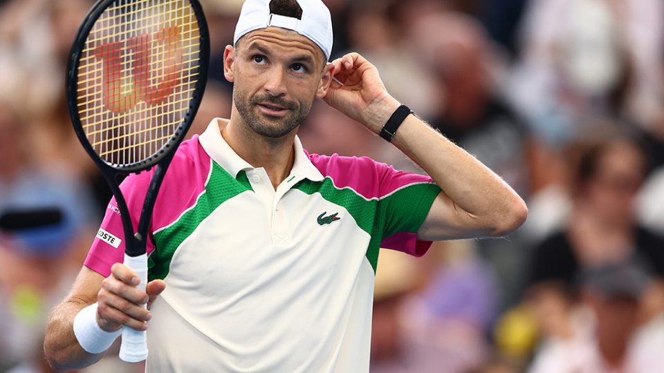 Grigor Dimitrov defeats Aleksandar Vukic to reach the quarterfinals of the 2025 Brisbane International. Photo: Getty Images