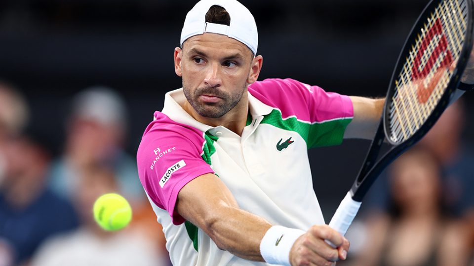 Grigor Dimitrov defeats Aleksandar Vukic to reach the quarterfinals of the 2025 Brisbane International. Photo: Getty Images